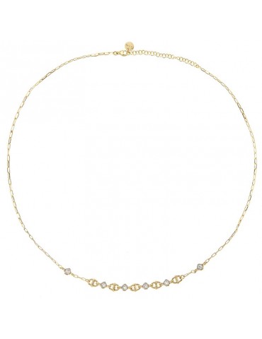 Girocollo Rue Des Mille-Stardust Magnetica-Maglie Marine-Gold-GRZ010M1AU