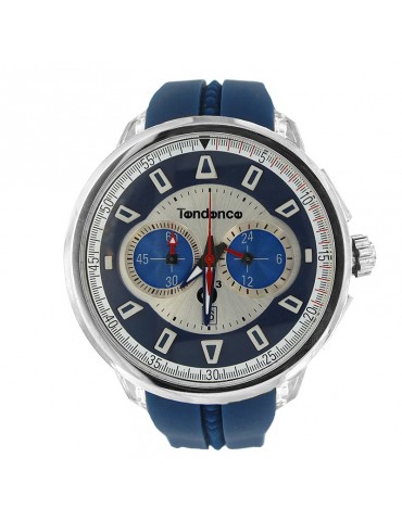 Tendence Men's Gulliver 50mm Blue Watch - 0