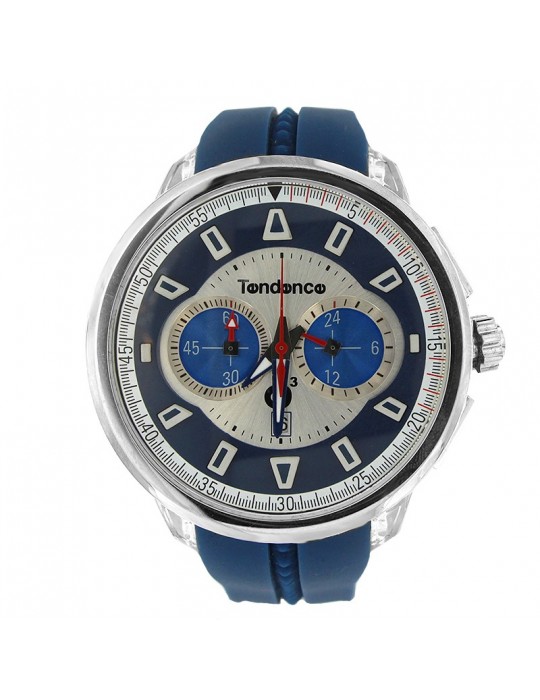 Tendence Men's Gulliver 50mm Blue Watch - 0