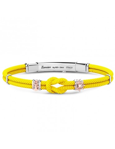Bracciale Zancan - Regata - Giallo - Nodo - Ancora - Timone - ESB276GI