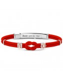 Zancan Bracelet - Regatta - Red - Knot - Anchor - Rudder - ESB276RO