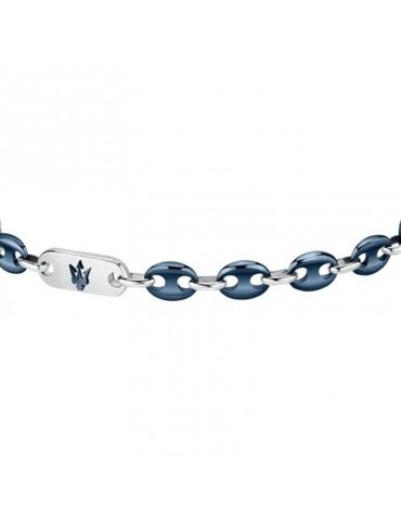 Maserati Bracelet - Jewels - Navy Mesh - Silver - Blue - JM422ATZ18 2