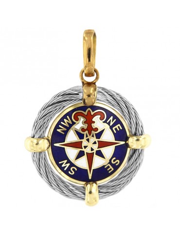 Giovepluvio Pendant Wind Rose for Man - 0