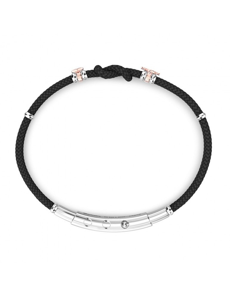 Zancan Bracelet - Regatta - Black - Knot - Anchor - Rudder - ESB276NE
