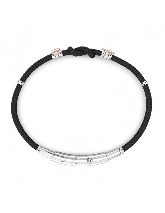 Zancan Bracelet - Regatta - Black - Knot - Anchor - Rudder - ESB276NE