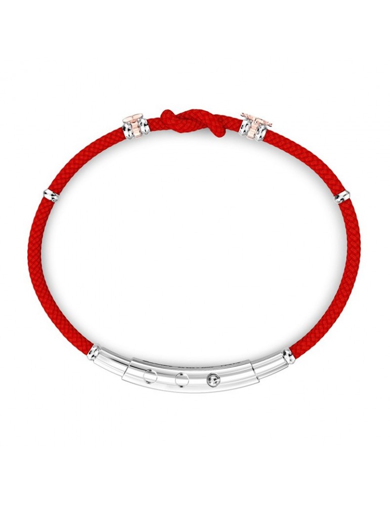 Zancan Bracelet - Regatta - Red - Knot - Anchor - Rudder - ESB276RO