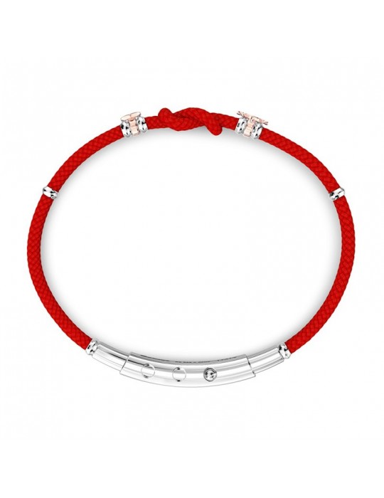 Zancan Bracelet - Regatta - Red - Knot - Anchor - Rudder - ESB276RO