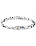 Maserati Bracelet - Jewels Chain - Steel - Golden Logo - JM422AVD09