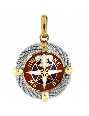 Giovepluvio Pendant Wind Rose for Man - 0