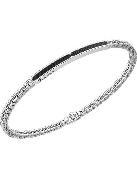 Zancan Bracelet - Insignia 925 - Silver 925% - Black Plate - EXB727