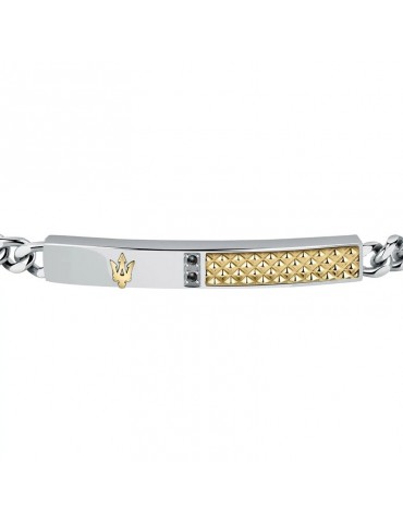 Bracciale Maserati - Jewels - Acciaio - Diamanti Neri - JM521ATY13 2