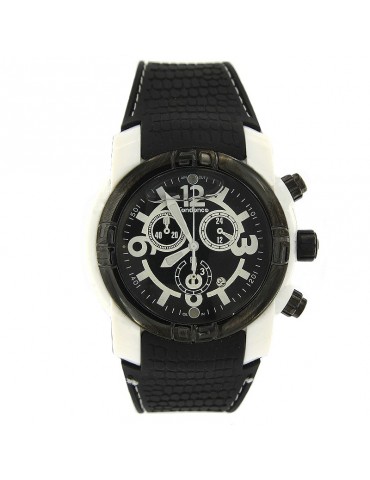 Orologio Tendence Round Bubble 42mm Nero da Uomo - 0