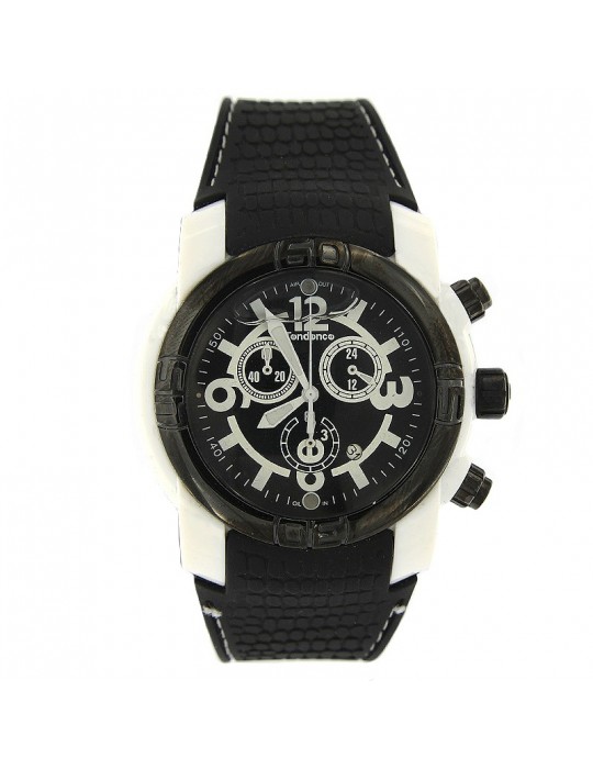 Orologio Tendence Round Bubble 42mm Nero da Uomo - 0