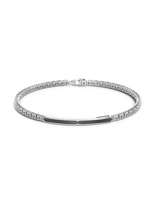 Zancan Bracelet - Insignia 925 - Silver 925% - Black Plate - EXB727