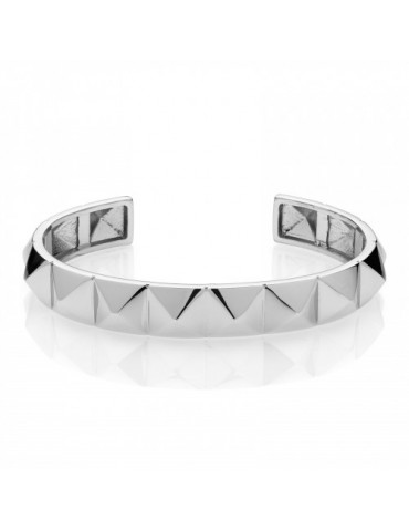 Unoaerre Bracelet - Classic - Rigid - Silver -Pyramids-EXB492G-1AR