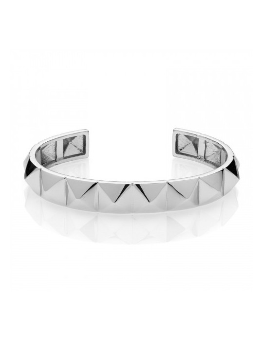 Unoaerre Bracelet - Classic - Rigid - Silver -Pyramids-EXB492G-1AR