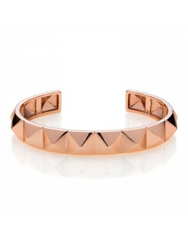 Bracciale Unoaerre - Classica - Rigido -Rose Gold-Piramidi-EXB492R-1AR
