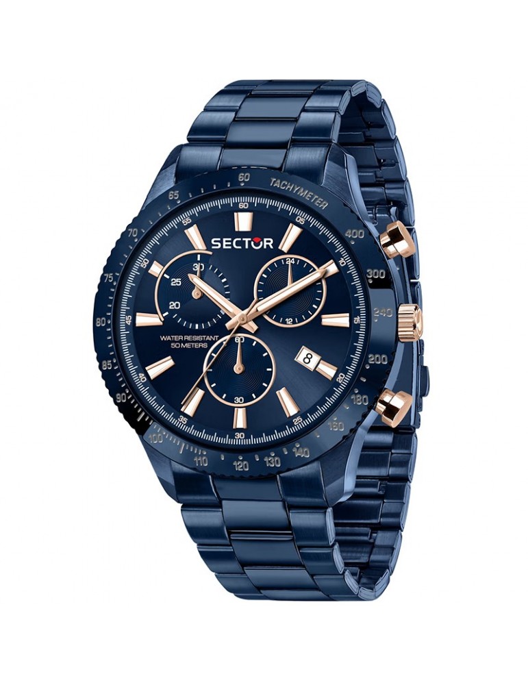 Orologio Sector - 270 - Cronografo - 45mm - Blu - R3273778004