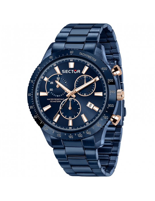 Orologio Sector - 270 - Cronografo - 45mm - Blu - R3273778004