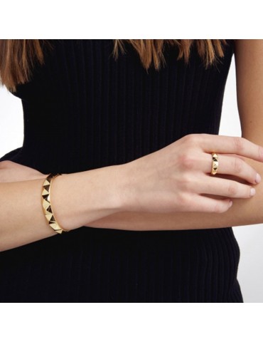 Bracciale Unoaerre - Classica - Rigido - Dorato - Piramidi-EXB492G-1AR 2