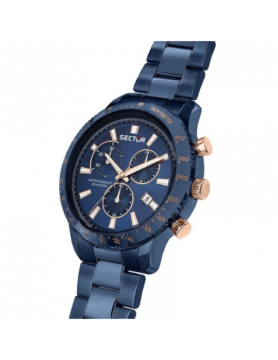 Orologio Sector - 270 - Cronografo - 45mm - Blu - R3273778004