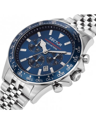 Orologio Sector - 230 - Cronografo - 43mm - Silver - Blu - R3273661032 2