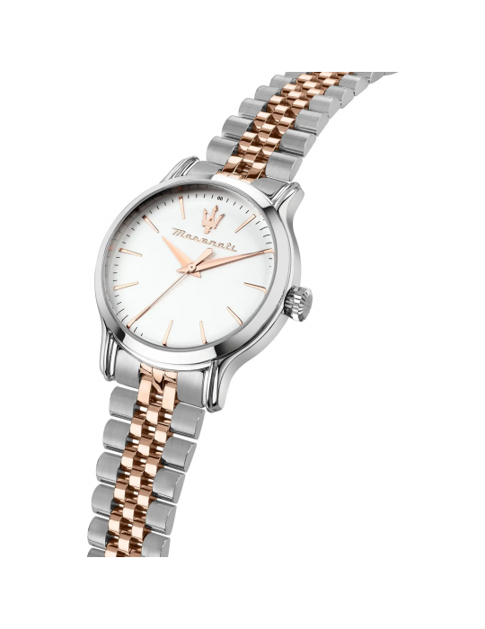 Maserati watch - Epoca - Only Time - 34mm -Silver-Rosè-R8853118520