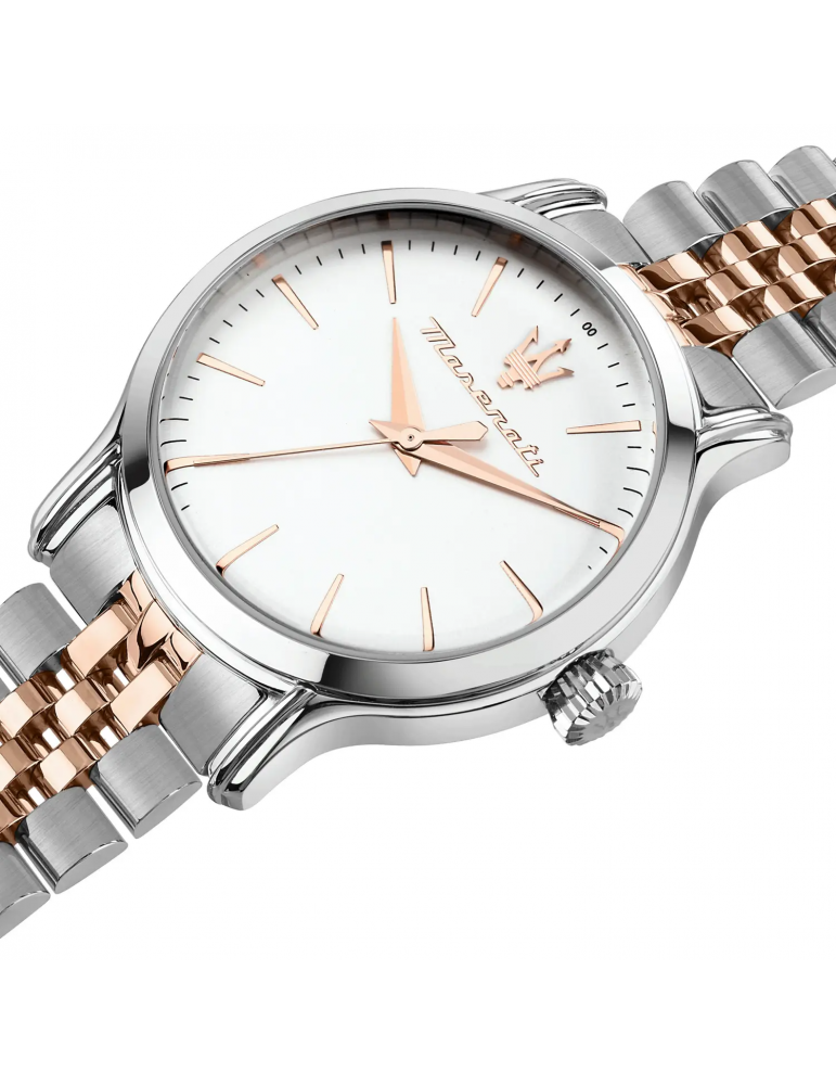 Orologio Maserati - Epoca - Solo Tempo - 34mm -Silver-Rosè-R8853118520
