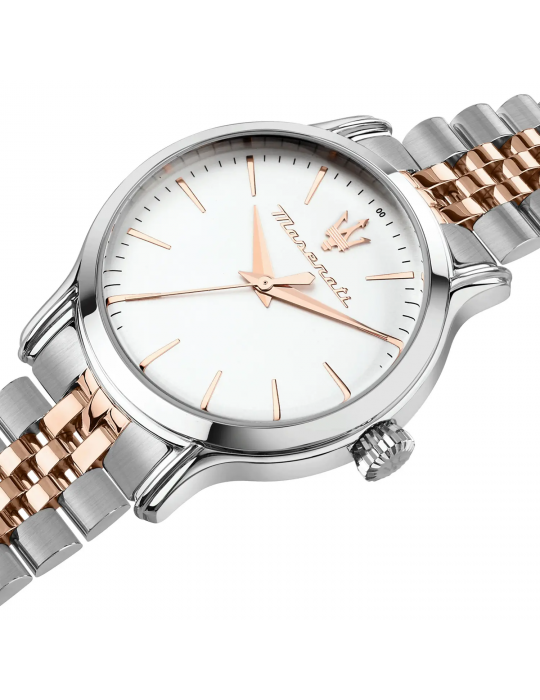Maserati watch - Epoca - Only Time - 34mm -Silver-Rosè-R8853118520