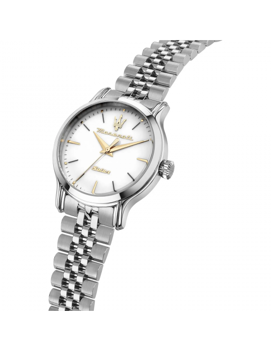 Orologio Maserati - Solar - Solo Tempo - 34mm -Bianco-Gold-R8853118519