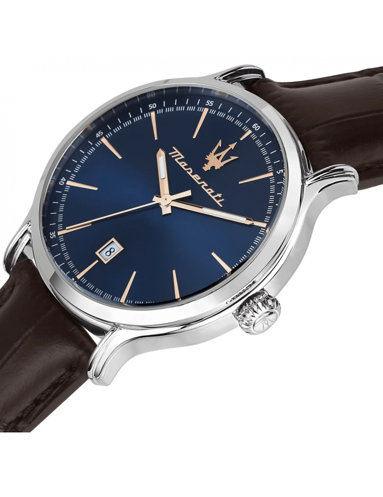 Orologio Maserati - Epoca - Tempo e Data - 42mm - Blu - R8851118016