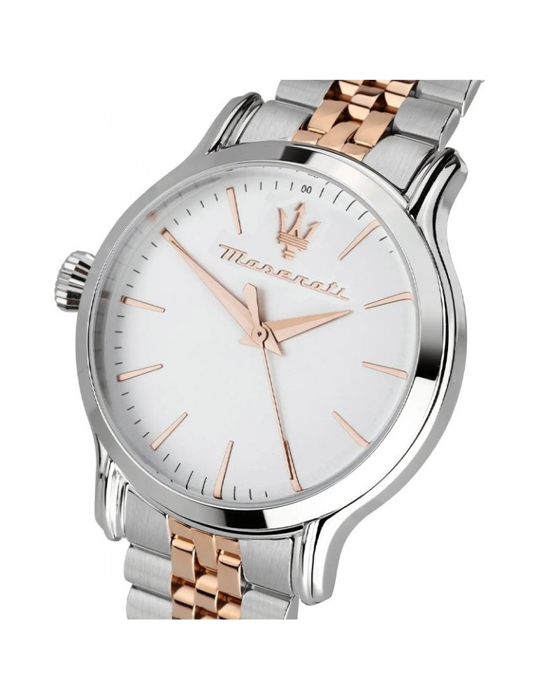 Orologio Maserati - Epoca - Solo Tempo - 34mm -Silver-Rosè-R8853118520