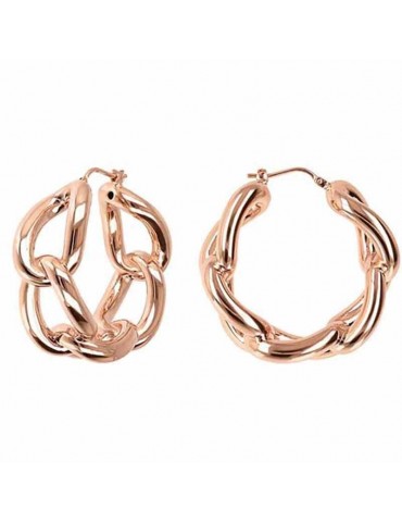 Orecchini Bronzallure - Purezza - Cerchio Torchon-Rose Gold-WSBZ01973R 2