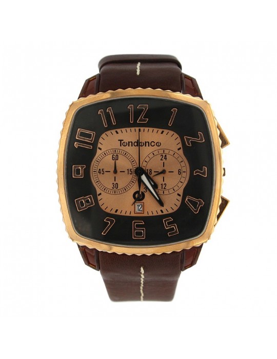 Tendence Men's Gulliver Rose Gold 45mm Watch - 0