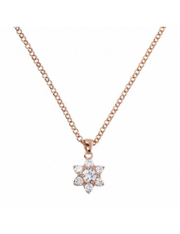 Bronzallure Choker - Very High - Pendant - Flower - WSBZ01679W