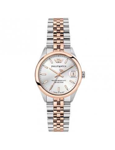 Orologio Philip Watch - Caribe - Tempo e Data - Rose Gold -R8253597620