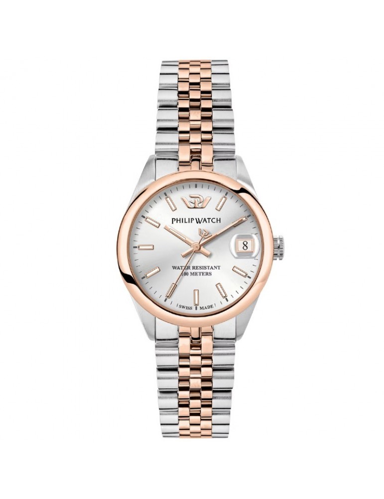 Philip Watch Caribe Time and Date Rose Gold R8253597620