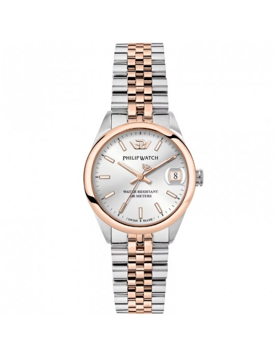 Philip Watch - Caribe - Time and Date - Rose Gold - R8253597620