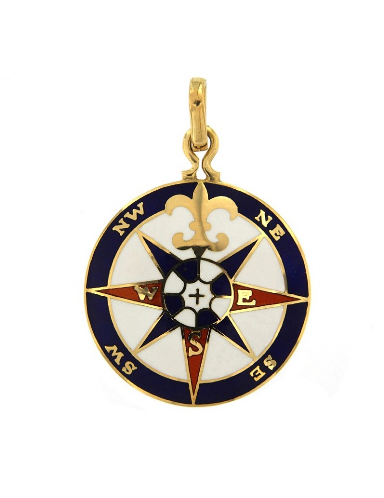 Giovepluvio Pendant Wind Rose for Man - 0