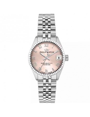 Orologio Philip Watch - Caribe - Tempo e Data - 31mm -Rosa-R8253597599