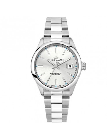 Philip Watch Watch - Caribe - Time and Date - Silver - R8253597096