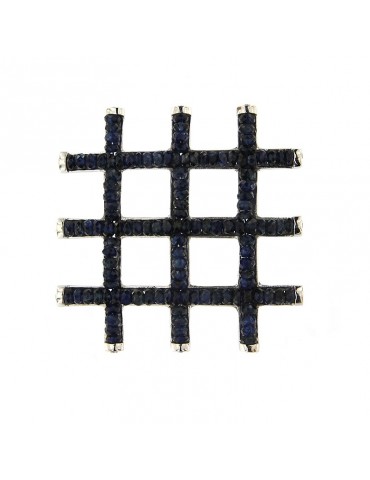 Pendente Chirico con zaffiri da donna - 0