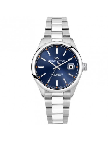 Philip Watch Watch - Caribe - Time and Date - 39mm - Blue-R8253597095