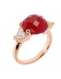 Bronzallure - Felicia - Agata Plum -Cubic Zirconia Ring-WSBZ02017PA-14
