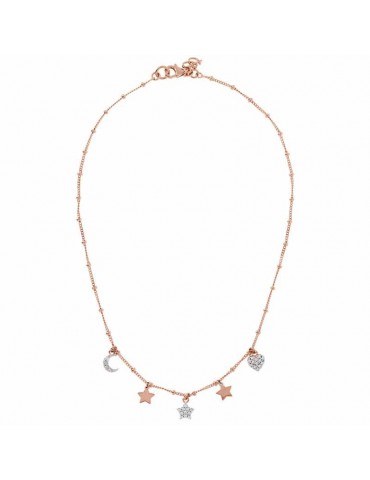Collana Bronzallure - Miss - Luna - Stelle - Cuore - Cubic Zirconia - WSBZ02010W 2