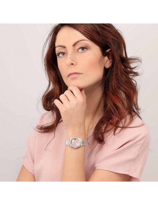 Philip Watch Watch - Caribe - Time and Date - 31mm - Pink-R8253597599