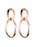 Bronzallure Earrings - Purity - Pendants-Mesh-Rose Gold-WSBZ01984R