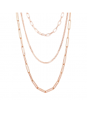 Collana Bronzallure - Purezza -Multifilo-Chiusura Magnetica-WSBZ01965R
