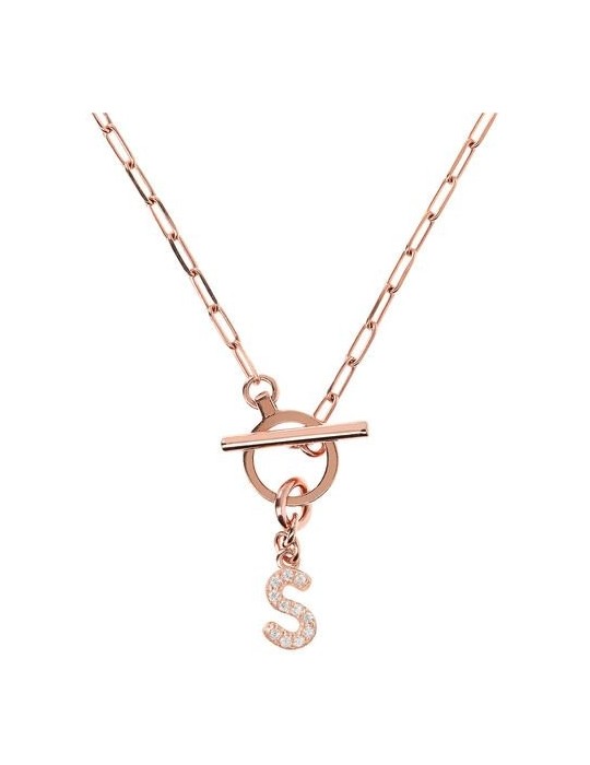 Collana - My Bronzallure - Catena Paper -  Lettera S - WSBZ01934.S