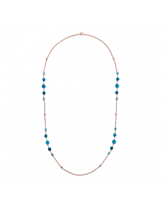 Collana Bronzallure - Variegata - Lunga - Quarzo Blu - WSBZ01725BQ